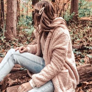 Fuzzy jacket from Shoppricless